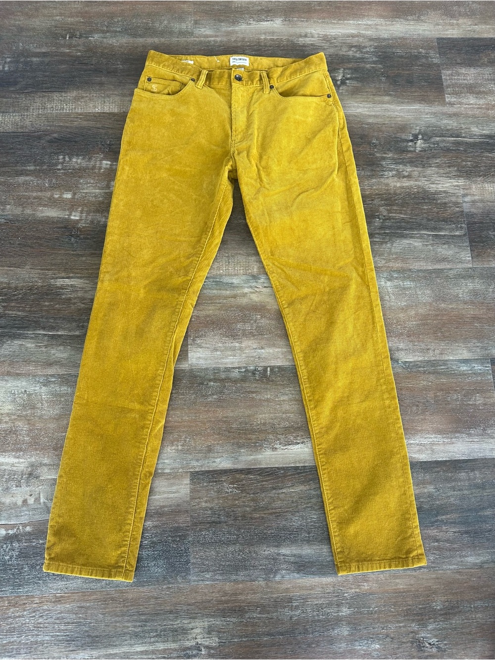 Todd Snyder Corduroy Pants in mustard/gold Size 31x34